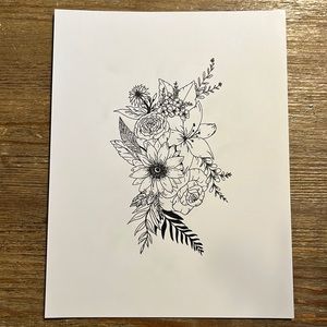 Floral Drawing